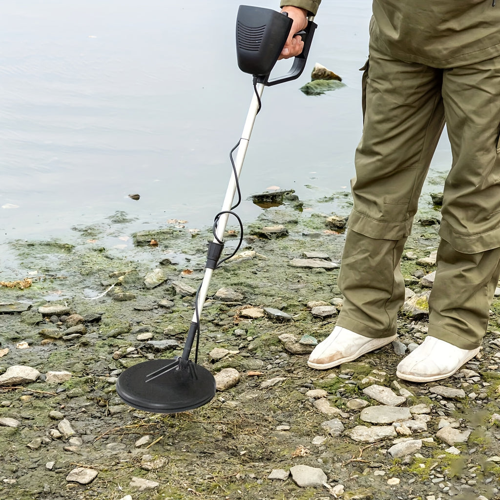 LCD Metal Detectors Golden Digger Deep Sensitive Hunter Coil Searcher, Adjustable High-Sensitivity Coil Golden Digger Deep Search Metal Detector - Accurate Treasure Hunter For Beginners And Professionals - Suitable For Finding Lost Jewelry And Coins