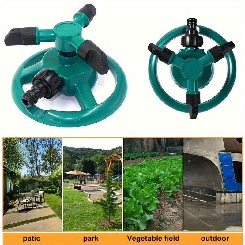 Garden Sprinkler - 360 -Degree Rotation - Efficient Watering for Lawns & Plants | Easy Setup & Water-Saving