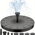 3.5W Solar Fountain, Solar Fountain Bird Bath Pump with 6 Nozzles, Independent Portable Floating Solar Fountain Pump, Suitable for Gardens, Ponds, Swimming Pools, Outdoor And Backyard, Pet Supplies, Bird Bath Tubs