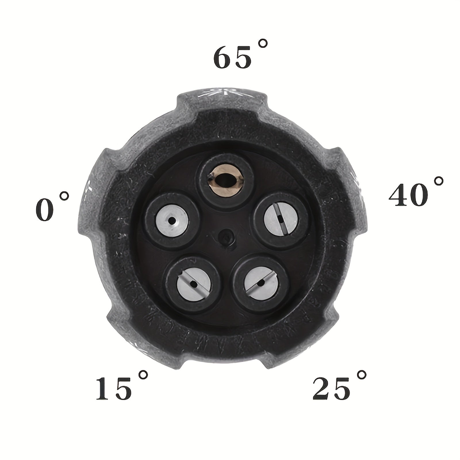5-in-1 High-Pressure Car Wash Nozzle - Professional Quick-Connect Spray Gun with Adjustable Jet/Fan/Mist Modes (0°-65°), 5-Section Nozzles for Deep Cleaning, Durable Plastic Construction & Ergonomic Design for Car Washing, Car Cleaning Tools, Efficient Cl