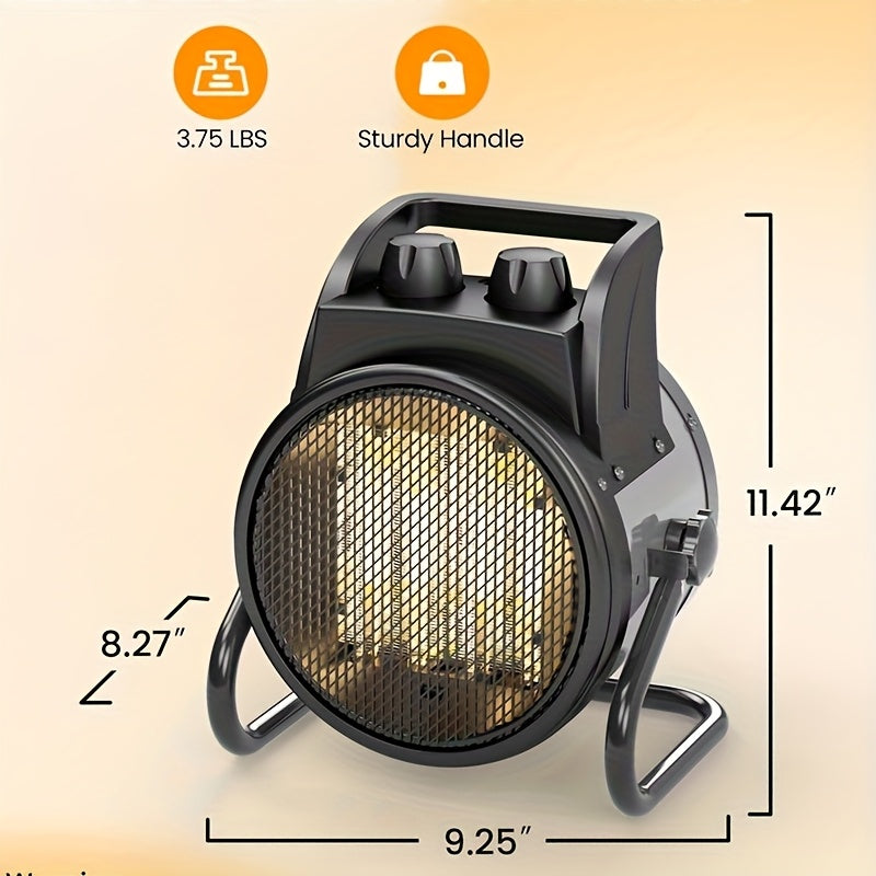 Portable Outdoor Space Heater Fan for Garage, Yard
