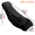 Lawn Mower Cover, Waterproof Push-Type Mower Protective Cover - Universal Oxford Cloth Mower Cover - Featuring Dustproof And Uv-Resistant Properties, Equipped with a Drawstring Design