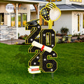 2D Flat - 【2D Flat】 2D Flat - [2D Flat] Large 2D Flat Yard Sign for The Class of 2026, Measuring 3.5 Feet, Perfect for Outdoor Graduation Celebrations. Includes Stakes for Easy Setup, Ideal for Congratulating Graduates