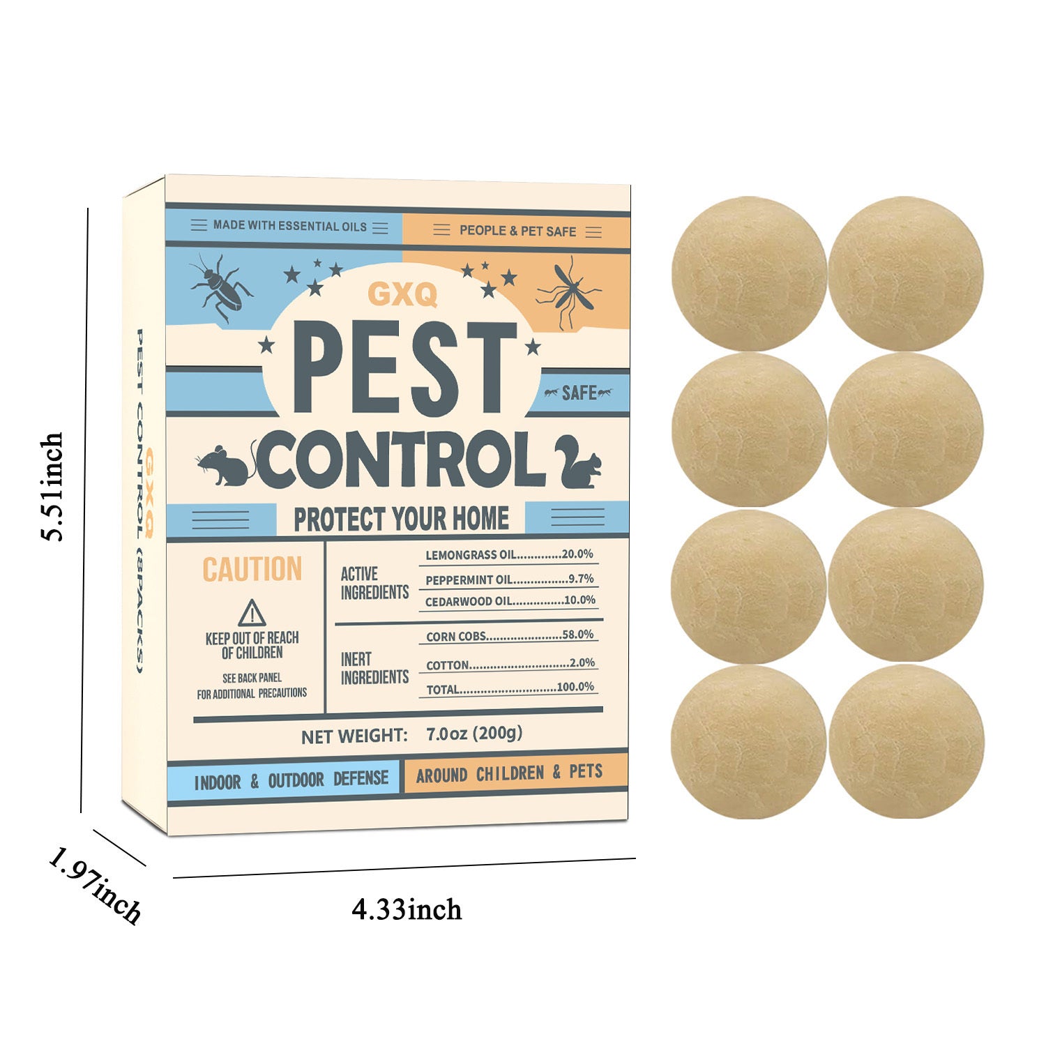 Pest Control, Powerful Insect Repellent Sachets, Peppermint Pest Repellent – Repels Mice/Rats/Mosquitoes, Keeps Pests Away, Home Insect & Rodent Repellent (Against Mice, Ants, Cockroaches, Mosquitoes Moths), Car Engine Rodent Deterrent for Squirrels Rats,