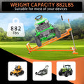 Lawn Mower Lift Jack, 880 Lbs Capacity Telescopic Maintenance Jack with Manual Handle And Power Tool Extension Handle, Adjustable Height - Lawn Mower Lift Table for Garden Tractors/Riding Lawn Mower