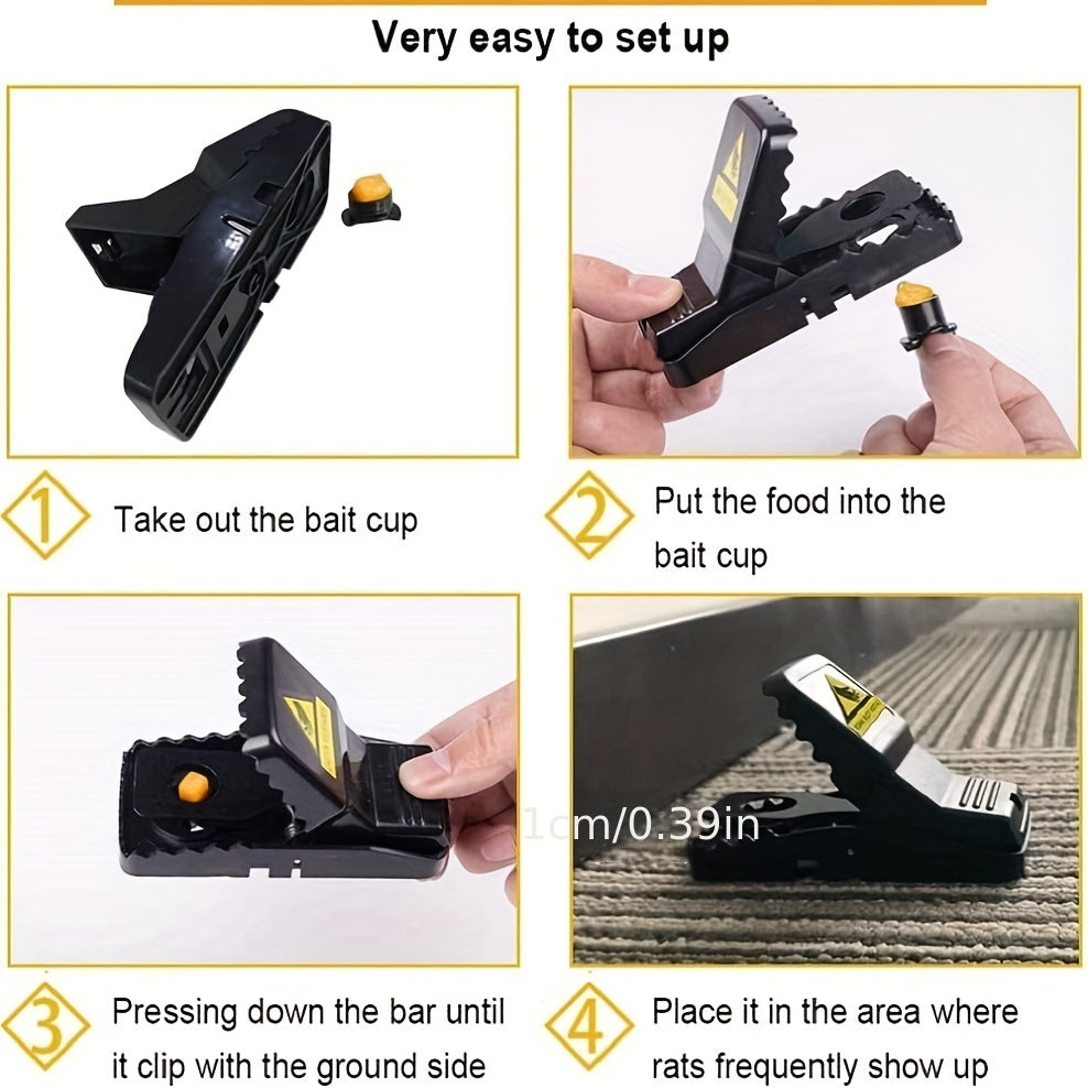 8-Pack of Indoor Mouse Traps, Quick And Effective Solutions for Catching Small Mice Safely And Sanitarily for Homes with Pets And Families