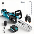 Cordless Chainsaw | 12/16-Inch, Battery Powered Handheld Electric Saw for Brush Clearing, Fence Line Cleanup, Dead Wood Removal, Hedge Reducing, Log Bucking, Property Maintenance, Estate Care, Trail Grooming & Tree Limb Salvage