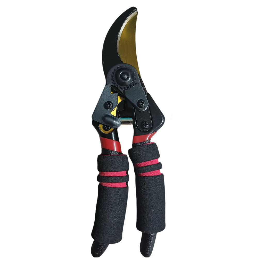 Professional Carbon Steel Pruning Shears, Sharp SK-5 Blade, Comfortable Grip, Tree Trimmer, Suitable for Home Garden and Flower Art