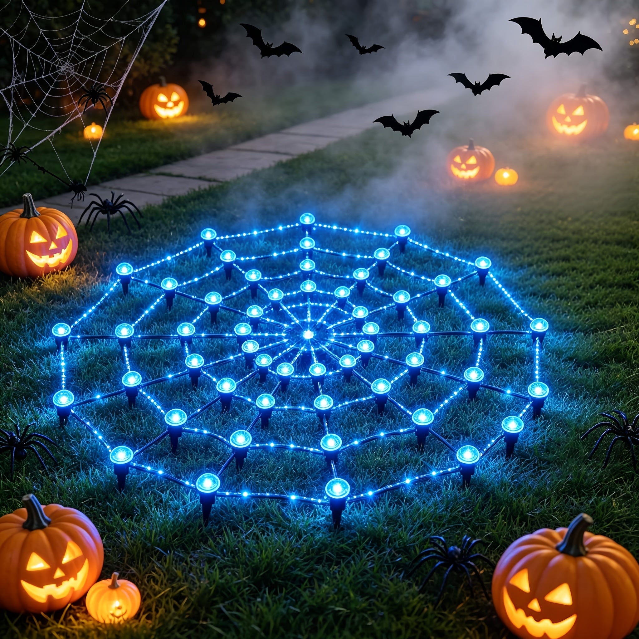 30 LED Outdoor Solar Lawn Lights, Solar Lights Outdoor Waterproof, IP54 Waterproof, Can Be Used As Guide Lights For Small Garden Paths, Patio, Garden, And Lawn Path String Lights, Suitable For Paths, Camping, Parties, Weddings, Festive