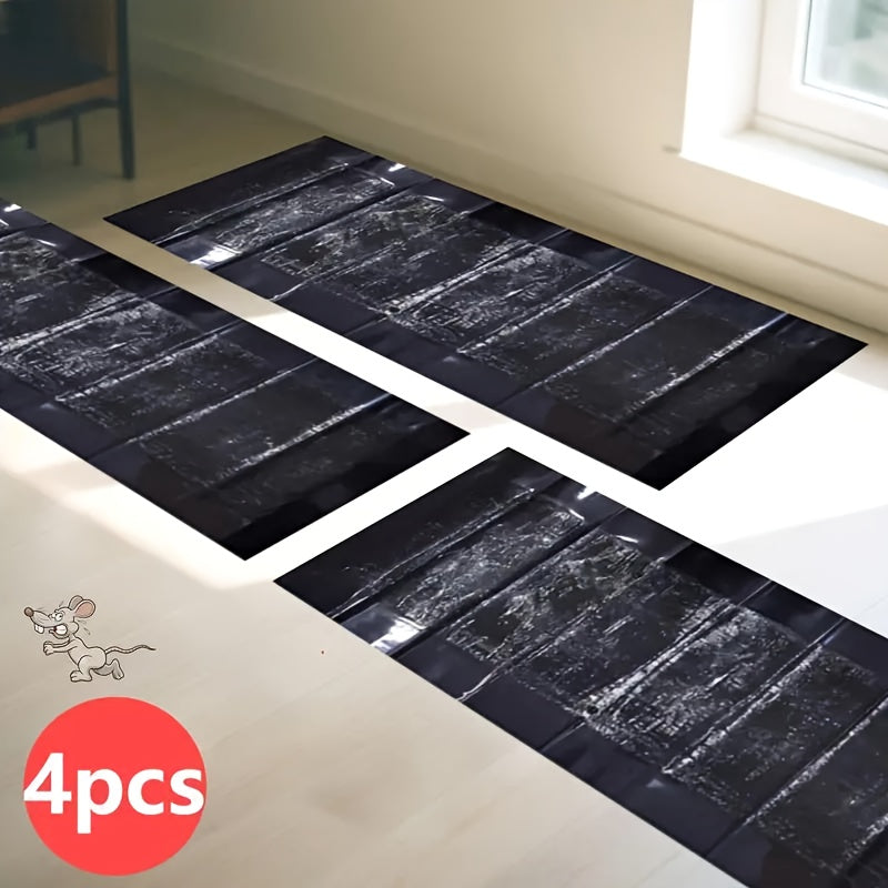 Four/ Eight Super Sticky Mouse Blankets, Specially Enlarged And Thickened, for Catching Mice And Insects. 27 * 11/27*473.24-inch Extended Sticky Mouse Boards, Designed for Catching Mice In Gardens And Kitchens, Are Easy to Use