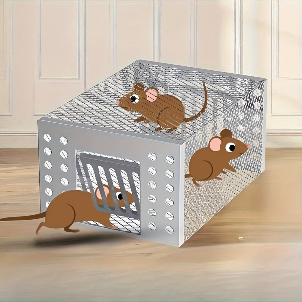 [For Indoor/Outdoor] Continuous Capture Automatic Iron Trap: Safe And Effective Control for Indoors And Outdoors. This Works Tirelessly to Catch Ideal for Homes, Yards, And Sheds. Sturdy Iron Design Guarantees Reliability
