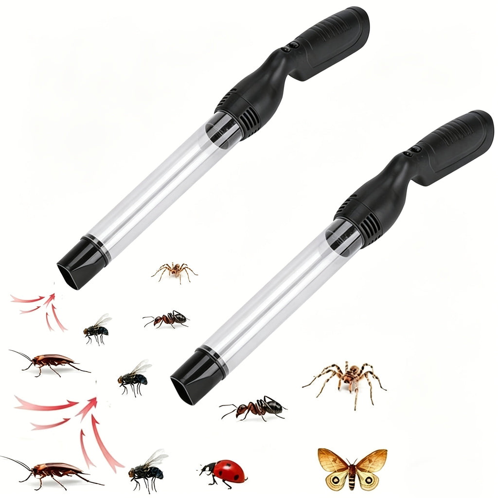 [Bug Pest Control] Vacuum Bug Catcher Spider And Insect Traps Catcher Bug Pest Control for Adults Insects Handheld LED Flashlight for Stink Bug, Pest Suction Trap, Beetle
