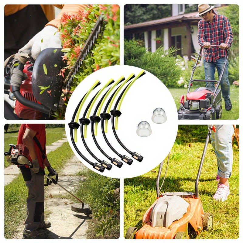 [Fuel Line Filters] 17pcs Set of Fuel Line Hose Filters, Including Gaskets And a Primer, Suitable for Brushcutters, Chainsaws, And Hedge Trimmers