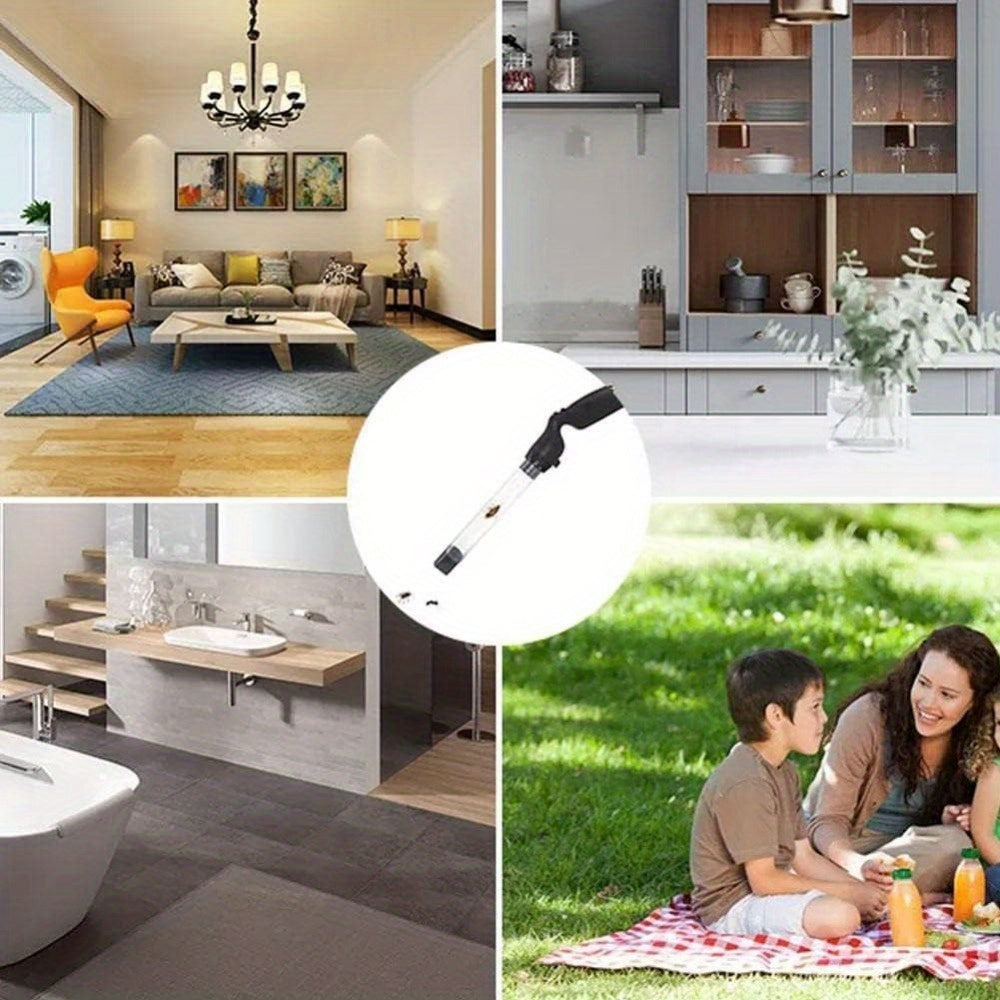 [Bug Pest Control] Vacuum Bug Catcher Spider And Insect Traps Catcher Bug Pest Control for Adults Insects Handheld LED Flashlight for Stink Bug, Pest Suction Trap, Beetle