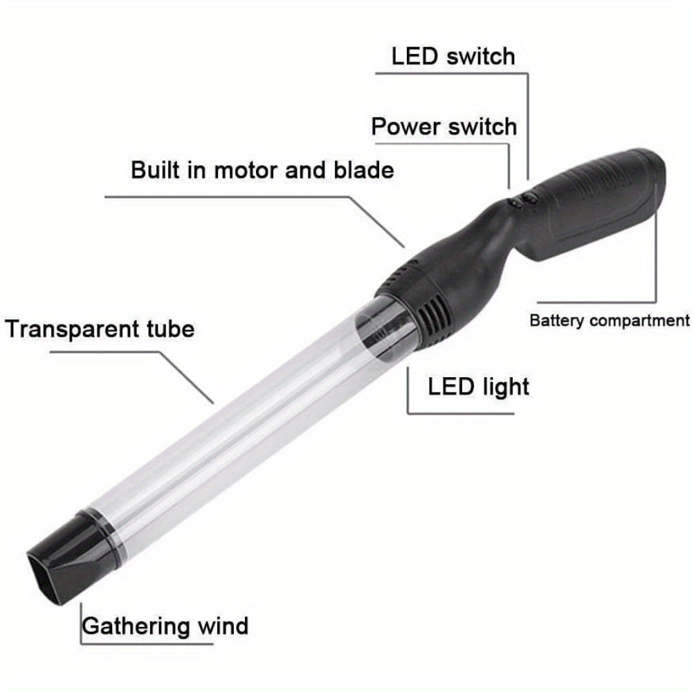 [Bug Pest Control] Vacuum Bug Catcher Spider And Insect Traps Catcher Bug Pest Control for Adults Insects Handheld LED Flashlight for Stink Bug, Pest Suction Trap, Beetle