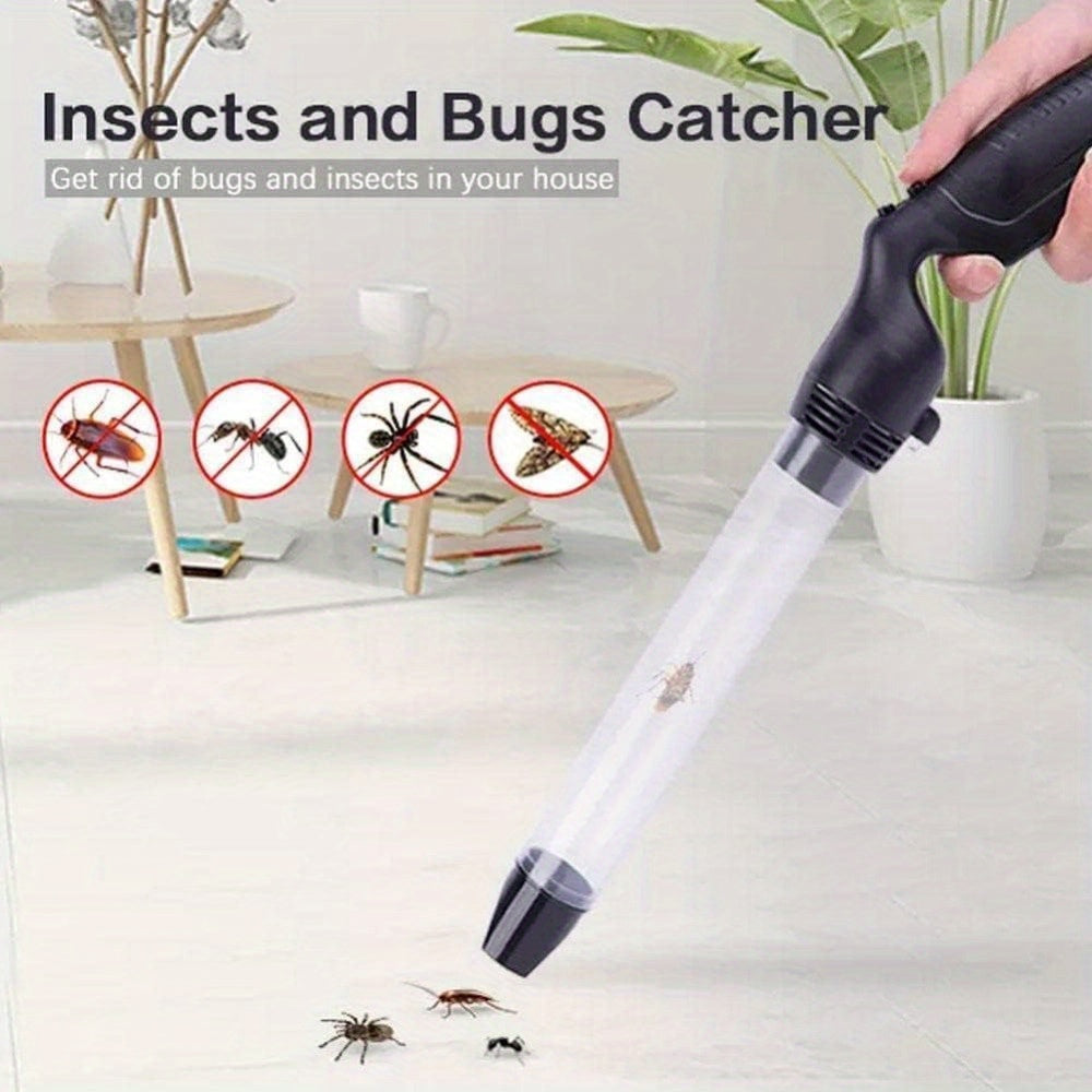 [Bug Pest Control] Vacuum Bug Catcher Spider And Insect Traps Catcher Bug Pest Control for Adults Insects Handheld LED Flashlight for Stink Bug, Pest Suction Trap, Beetle