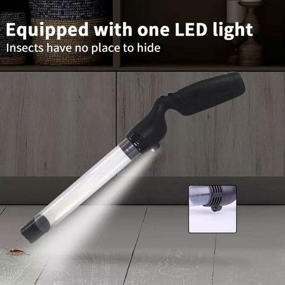 [Bug Pest Control] Vacuum Bug Catcher Spider And Insect Traps Catcher Bug Pest Control for Adults Insects Handheld LED Flashlight for Stink Bug, Pest Suction Trap, Beetle
