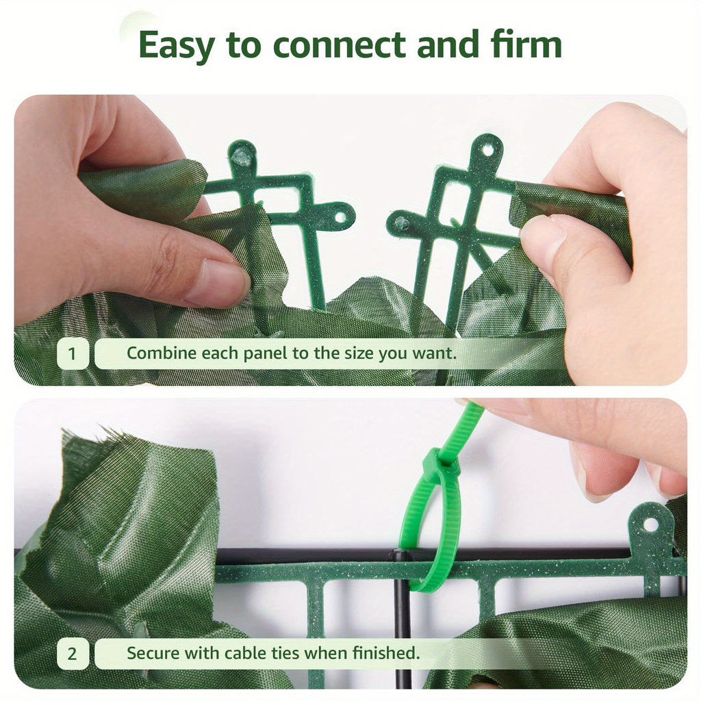 40"x120" Artificial Ivy Privacy Fence Screen Outdoor - UV-Resistant Faux Greenery Panel with Realistic Lush Foliage, Heavy-Duty Plastic Leaf Design for Patio, Balcony, Garden & Backyard - Low-Maintenance Instant Privacy Wall, Durable Outdoor Decorat