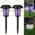 2/4/6pcs Solar Powered Mosquito Zapper Solar Bug Zapper, Bug Zapper Outdoor, Mosquito Repellent Outdoor- Effective Fly Killer & Repellent Light Stake, IP44 Solar Bug Zapper Landscape Light for Garden & Yard