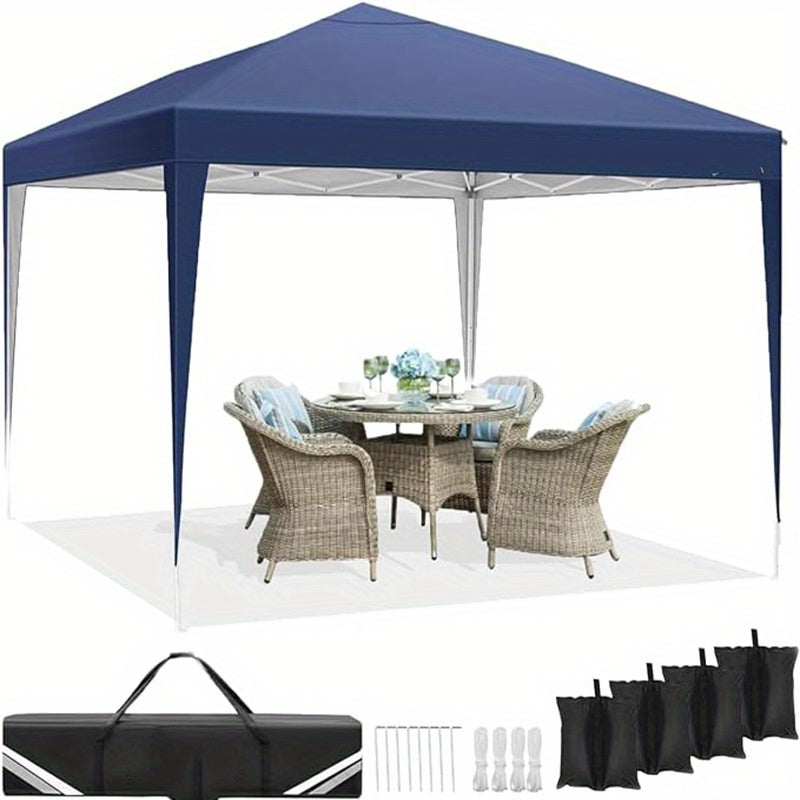 SANOPY 10x10ft Quick-setup Pop-up Tent | Fully Waterproof, Sunshade and UV Protection, Time-Saving and Portable, Perfect for Beach Enjoyment