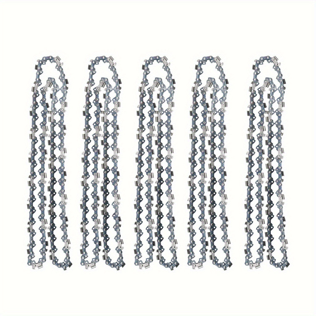 5pcs Rbetrere Chainsaw Saw Chain Blade Fits for 20inch Bar Lenth 3/8"LP Chain Gauge.050 72DL Drive Links