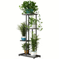5 Pot/6 Pot/7 Pot- Potted Metal Plant Stand | 31.5In/37.4In/41.3In High Multi-Layer Plant Stand, Suitable for Indoor And Outdoor Plants, Decorations, Living Room Corner Plant Stand - Ideal for Living Rooms, Balconies
