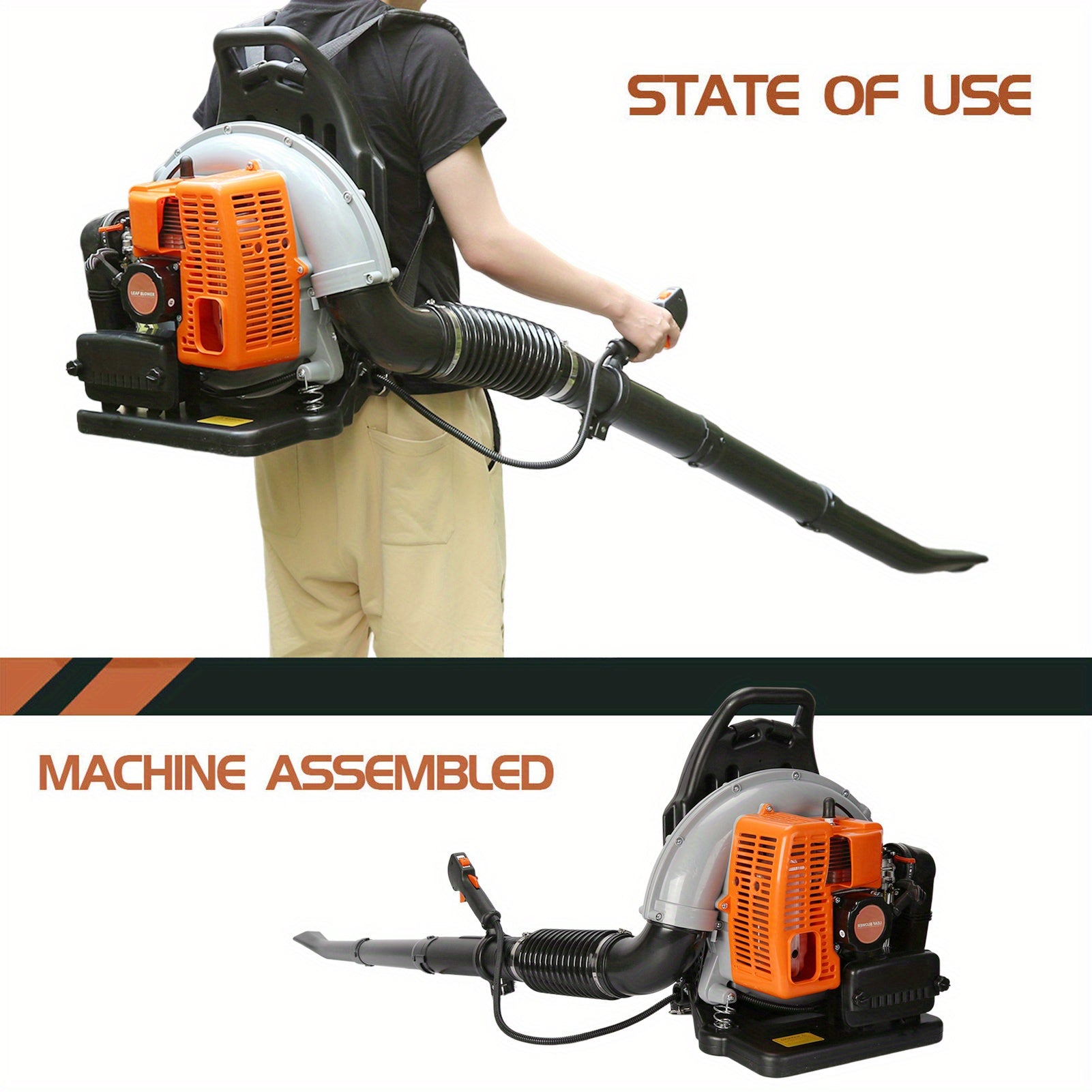 A 2 Stroke Engine Multi-Purpose High Strength Outdoor Snow Blower. Adjustable Extension Nozzle, Ergonomic Non-Slip Handle For Efficient Lawn Cleaning, Leaf Blower Cordless, Best For Valentine'S Day