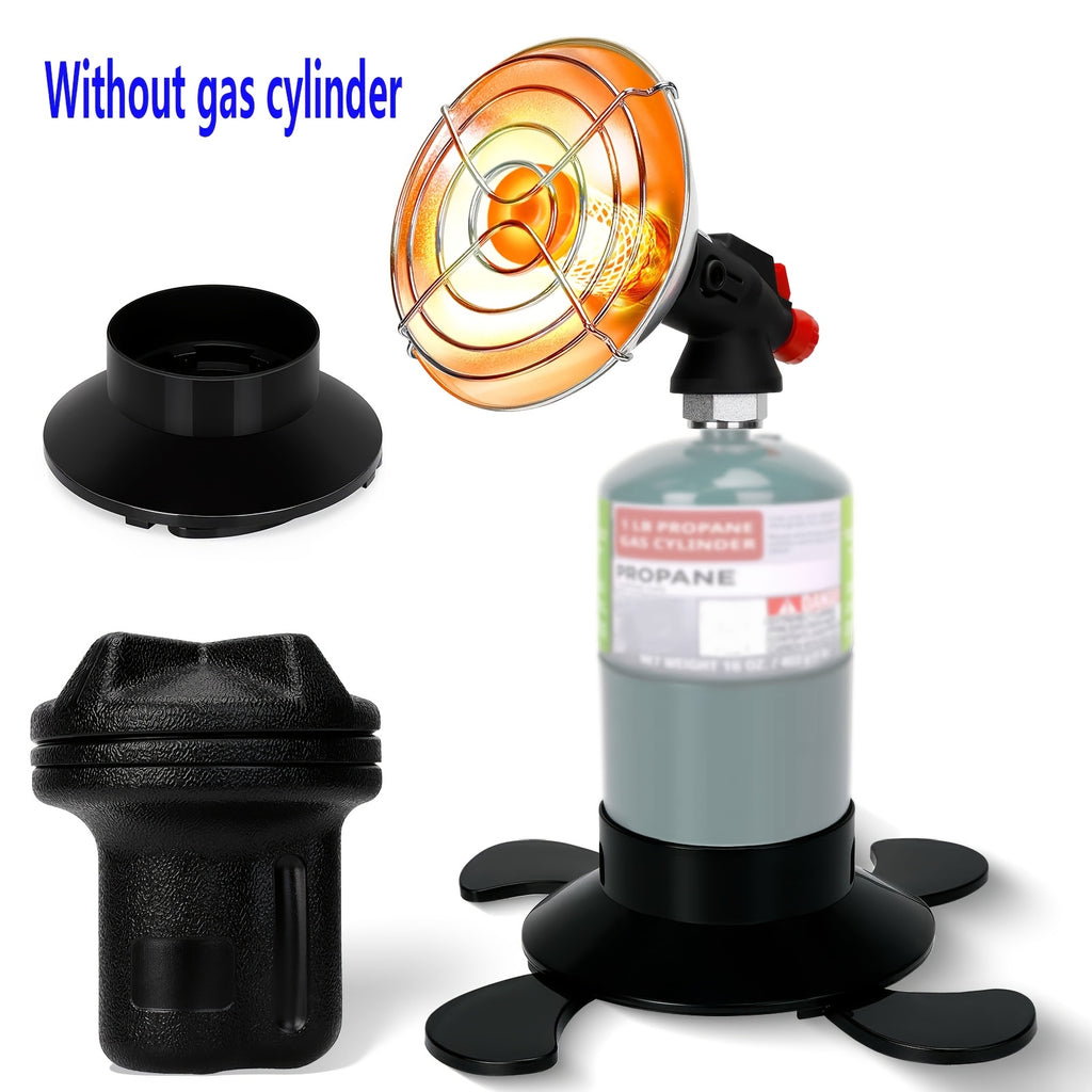 Portable Propane Heater for Camping, Outdoor Small Space Patio Garage Heater, Self-Igniting Radiant Heater, Foldable Gas Tank Holder, Suitable for Hiking, Ice Fishing, Hunting, Tents, Backyard