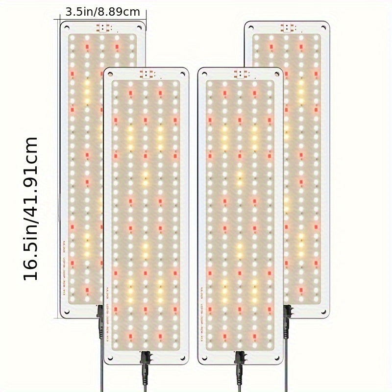 2/4 LED Full Spectrum Plant Growth Lamps, Which Will Grow Light in Indoor Plants. 3 Lighting Modes, 10 Levels Can Be Lit, with 154 LED Growth Lights That Can Automatically Turn On/Off 3/6/12H, Suitable for Plant Growth - White