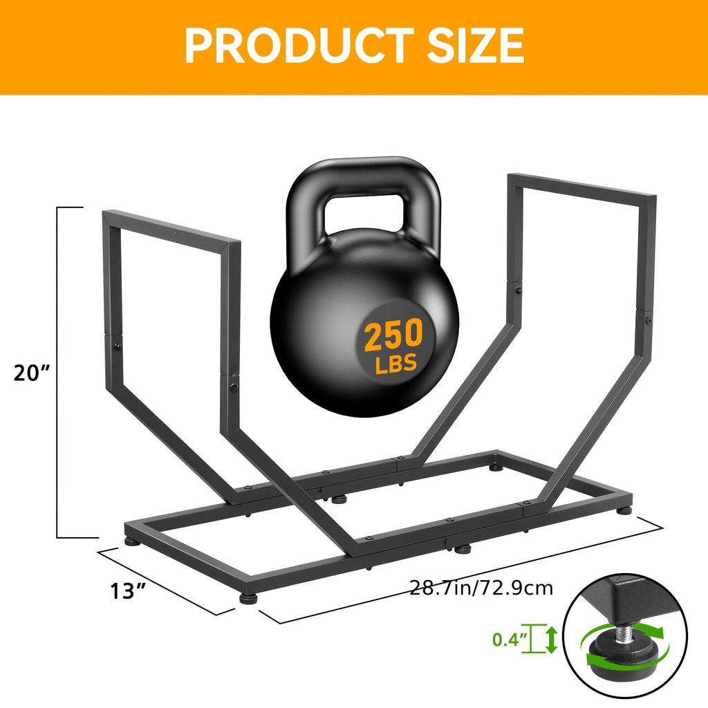 Firewood Rack Outdoor Indoor, 31 Inch Firewood Holder, 2.58Ft Heavy Duty Metal Fireplace Log Holder, Wood Storage Rack with Adjustable Feet, Black