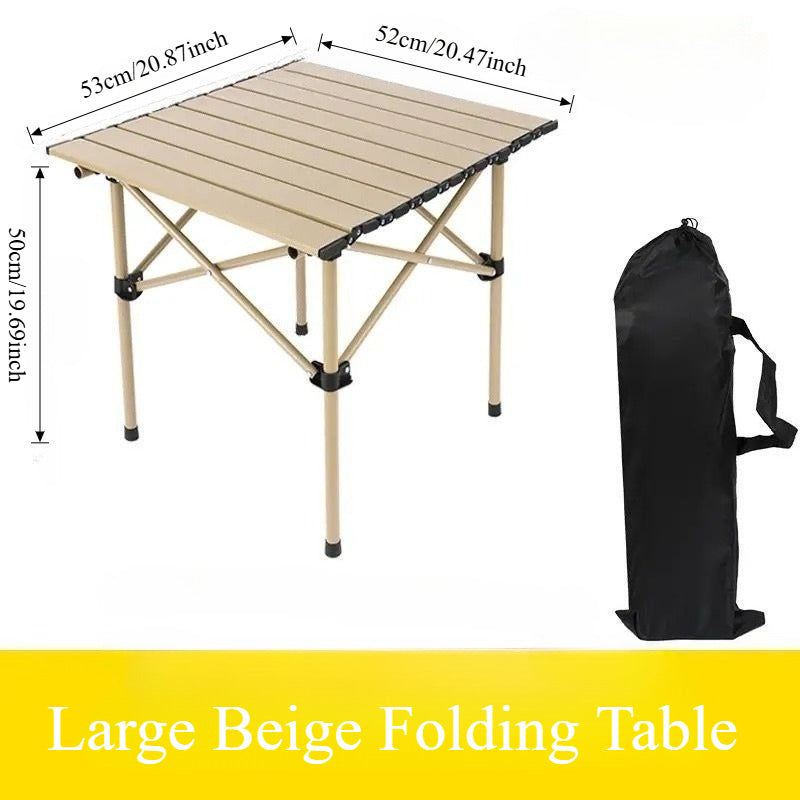Large Portable Folding Table, with Storage Bag Included. Suitable for Indoor Terraces, Outdoor Camping Picnics, Backyard Barbecues, And Parties(Two Sizes Are Available for Selection) Non-Food Direct Contact