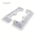 Solar Panel Bracket ABS Solar Panel Installation Bracket 6 Non Drilling Angle Bracket Support Kit, Suitable for Rvs, Boats, Camping Car Canopy (White)