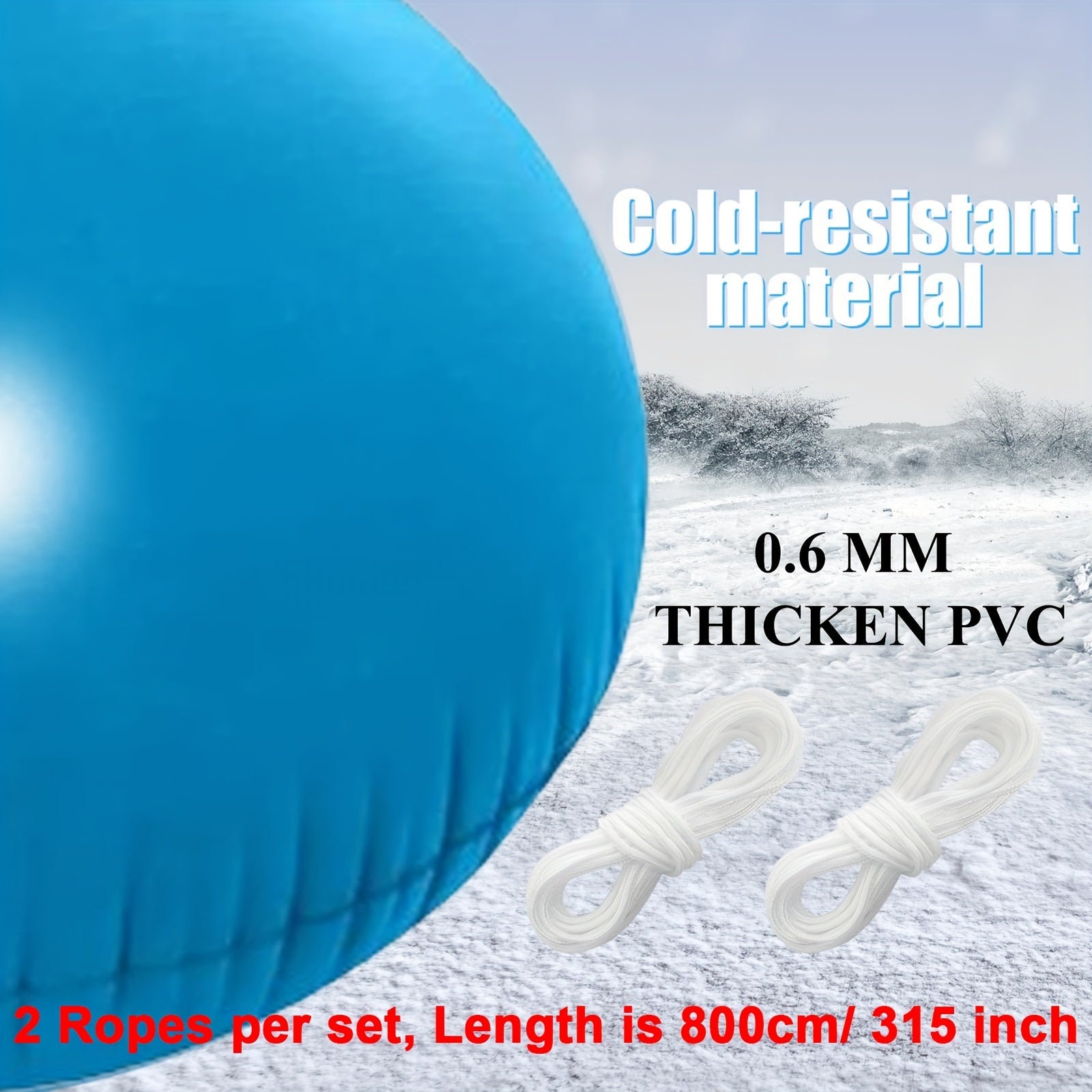 Durable Inflatable Pool Air Pillow - Freeze Protection for Above Ground Pools, Cold-Resistant PVC Material, Essential Pool Closing Kit Accessory
