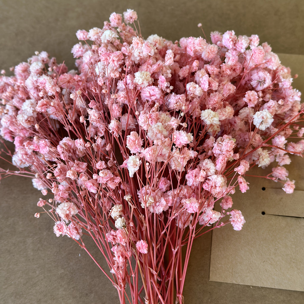 [Weddings Christmas Halloween] 110pcs Pink Faux 'S Breath Flowers | Synthetic Blooms Perfect for Indoor/Outdoor Home Decor, Ideal for Weddings, Engagements, Christmas, Halloween, Thanksgiving, Valentine's Day, and June Festivals
