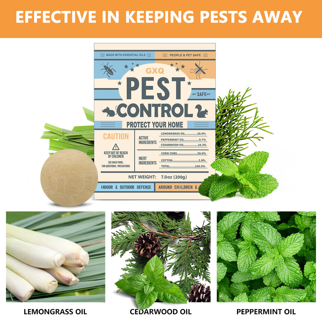 Pest Control, Powerful Insect Repellent Sachets, Peppermint Pest Repellent – Repels Mice/Rats/Mosquitoes, Keeps Pests Away, Home Insect & Rodent Repellent (Against Mice, Ants, Cockroaches, Mosquitoes Moths), Car Engine Rodent Deterrent for Squirrels Rats,