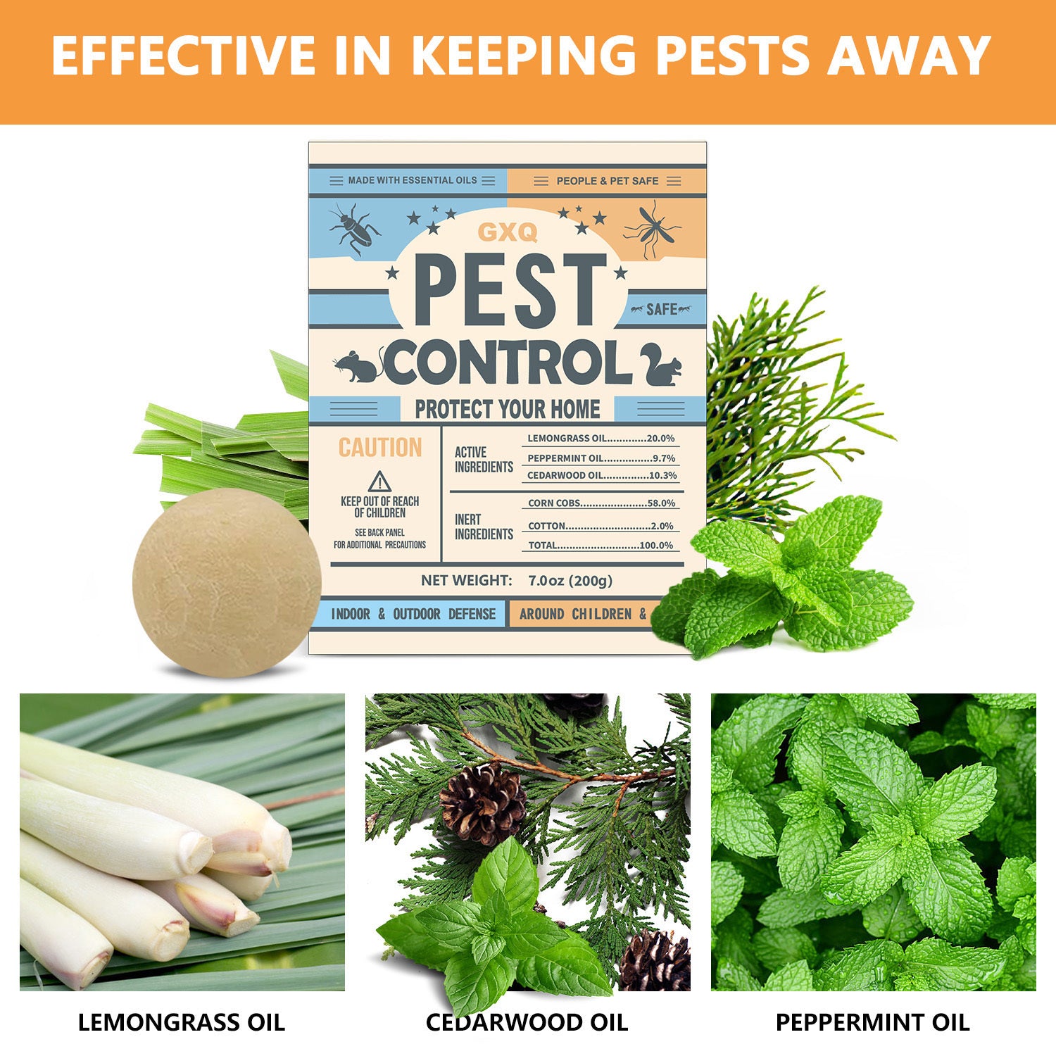 Pest Control, Powerful Insect Repellent Sachets, Peppermint Pest Repellent – Repels Mice/Rats/Mosquitoes, Keeps Pests Away, Home Insect & Rodent Repellent (Against Mice, Ants, Cockroaches, Mosquitoes Moths), Car Engine Rodent Deterrent for Squirrels Rats,