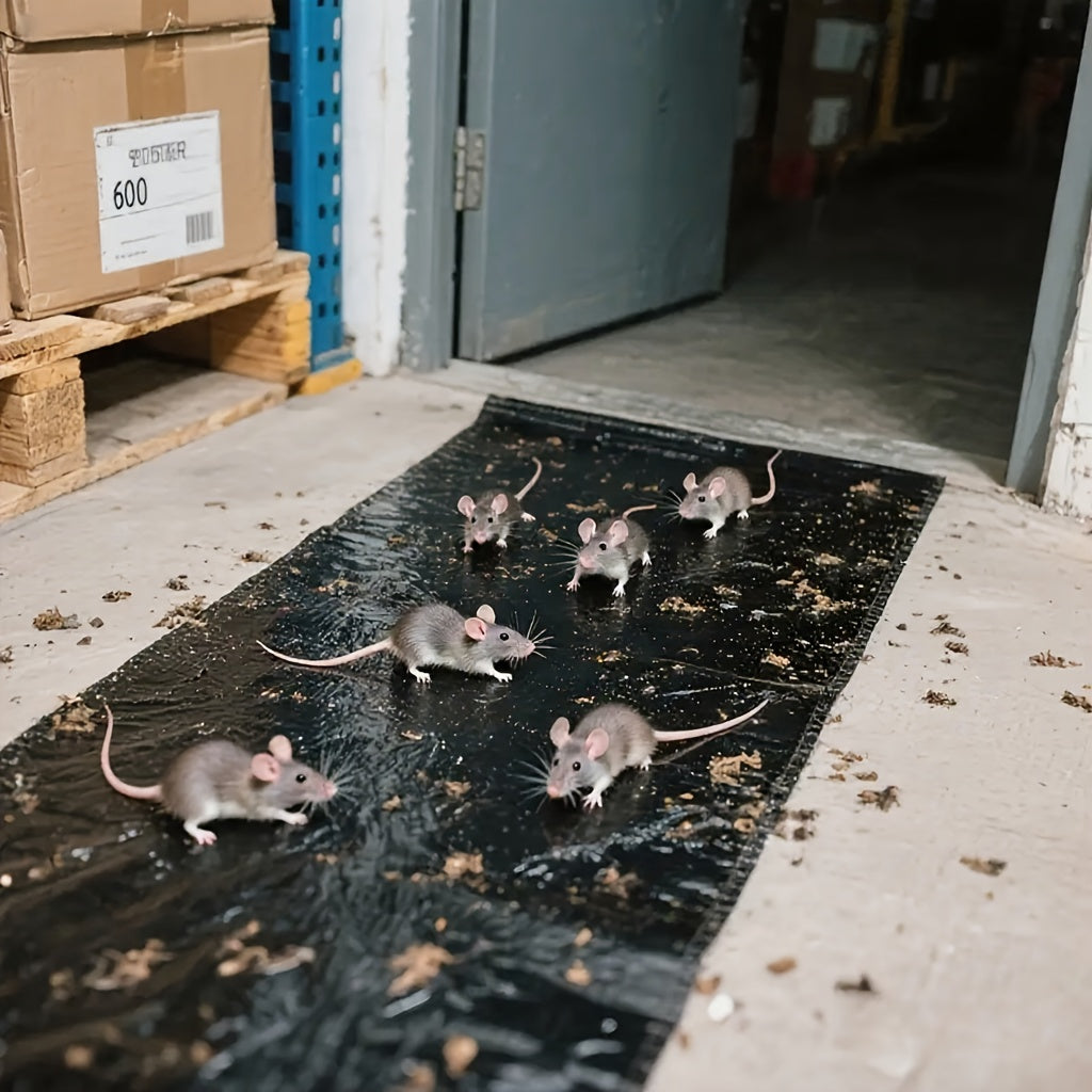 Four/ Eight Super Sticky Mouse Blankets, Specially Enlarged And Thickened, for Catching Mice And Insects. 27 * 11/27*473.24-inch Extended Sticky Mouse Boards, Designed for Catching Mice In Gardens And Kitchens, Are Easy to Use