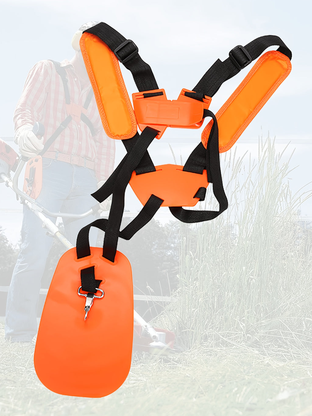 Shoulder Straps - 2 Adjustable Comfortable Suspenders, Suitable for Lawn Mowers And Weeders - Unisex & Durable - an Ideal Choice for Outdoor Lawn Work