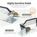 Humane Fully Automatic Mouse Trap, Live Capture Without Harm, Continuous Capture, Design, Suitable for Home And Outdoor Use