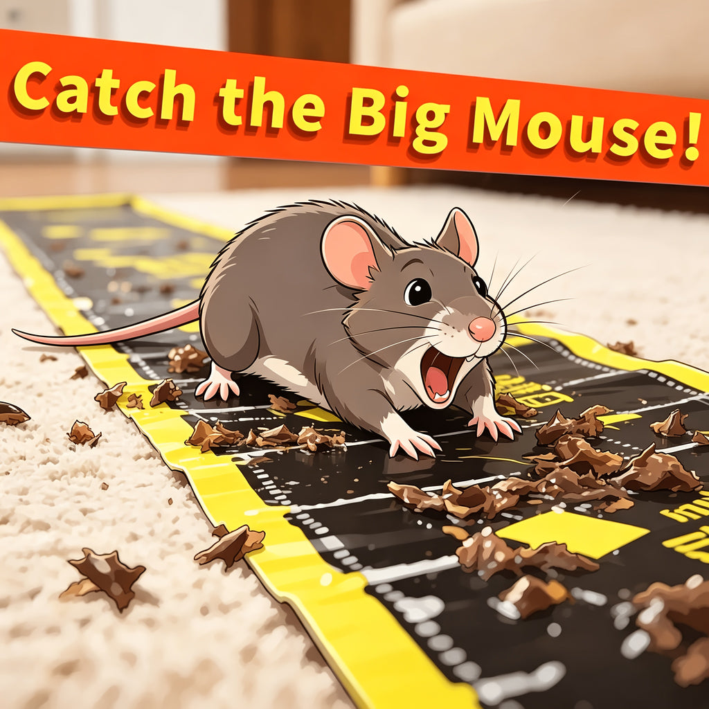 Four/ Eight Super Sticky Mouse Blankets, Specially Enlarged And Thickened, for Catching Mice And Insects. 27 * 11/27*473.24-inch Extended Sticky Mouse Boards, Designed for Catching Mice In Gardens And Kitchens, Are Easy to Use