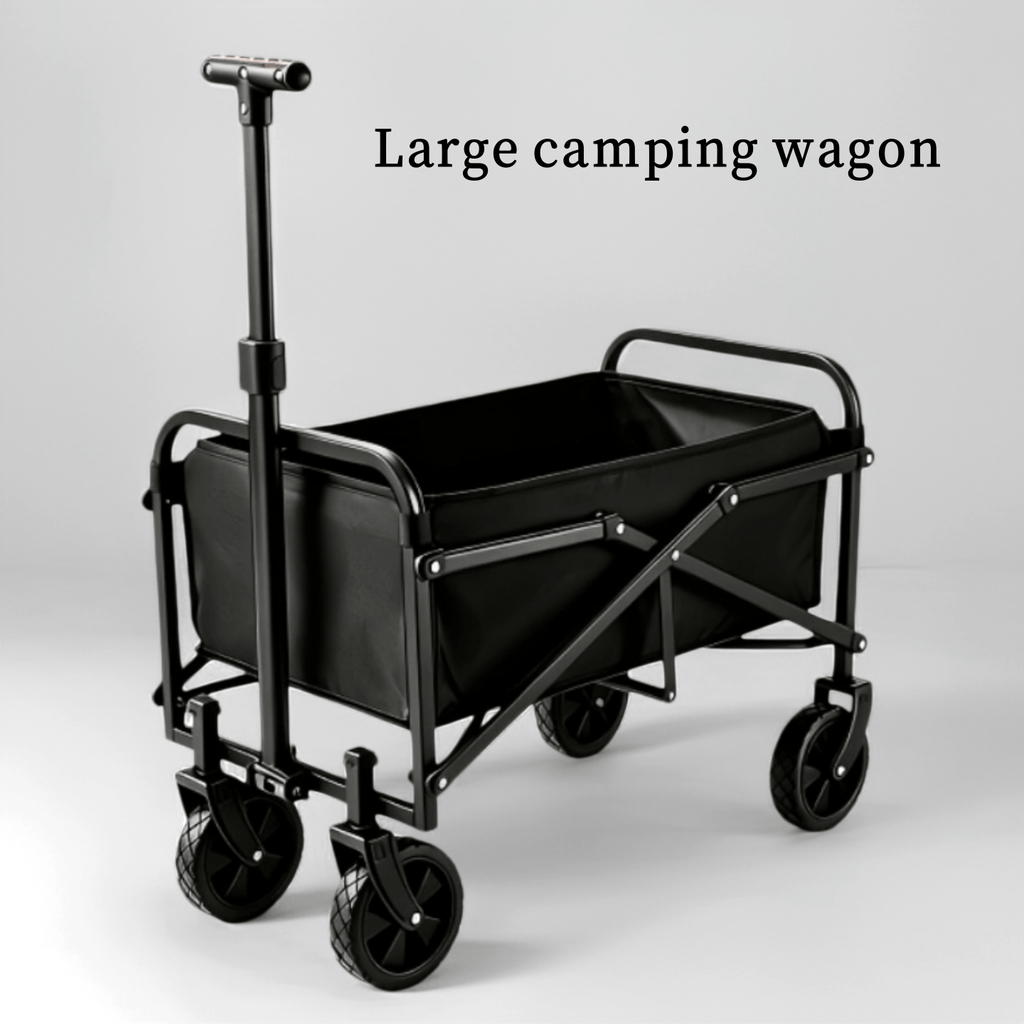 XMT Outdoor UV-resistant Folding Camping Cart, Featuring UV-resistant And Anti-aging Fabric That Resists Fading During Prolonged Outdoor Use
