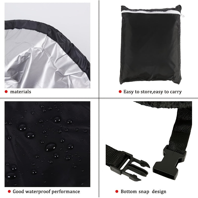 Lawn Mower Cover, Waterproof Push-Type Mower Protective Cover - Universal Oxford Cloth Mower Cover - Featuring Dustproof And Uv-Resistant Properties, Equipped with a Drawstring Design