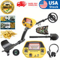 Black/Yellow Metal Detector for Adults Professional, Higher Accuracy All Metal Detectors Golden and Silver, Bigger LCD Display
