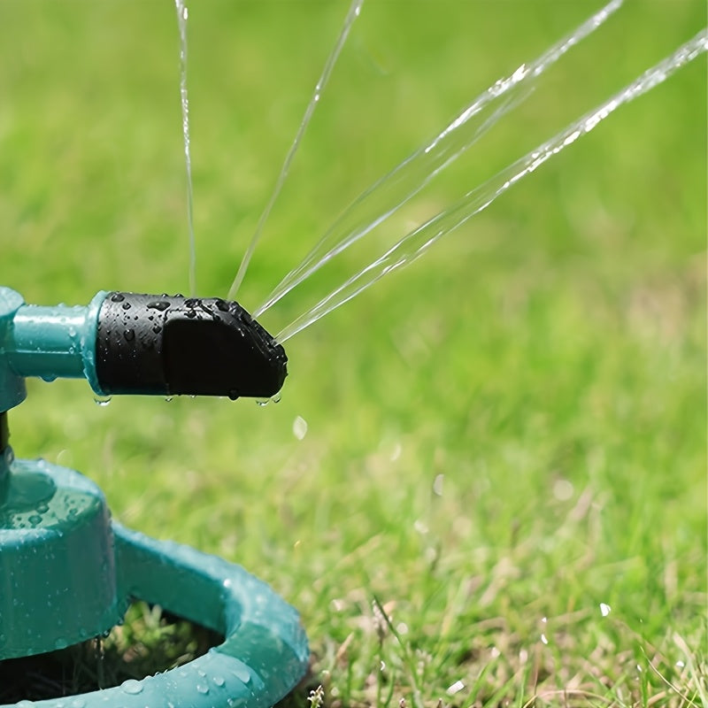 Garden Sprinkler - 360 -Degree Rotation - Efficient Watering for Lawns & Plants | Easy Setup & Water-Saving