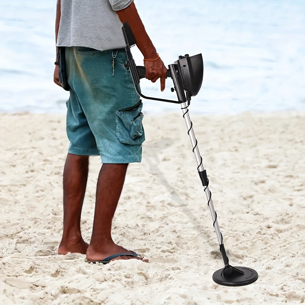 LCD Metal Detectors Golden Digger Deep Sensitive Hunter Coil Searcher, Adjustable High-Sensitivity Coil Golden Digger Deep Search Metal Detector - Accurate Treasure Hunter For Beginners And Professionals - Suitable For Finding Lost Jewelry And Coins