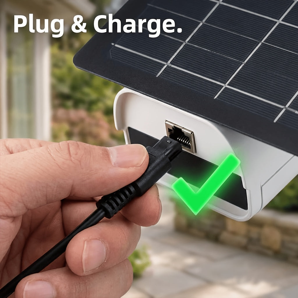 A Compact And Effective 6W 6V Solar Charger with a Foldable Design, Ideal for Quickly Powering Security Cameras, Power Stations, Laptops, Tablets, And Providing Emergency Energy Backup with a Stable Voltage Output