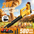20V Leaf Blower - 160MPH High-Speed, Lightweight, Equipped with 2X 4.0Ah Batteries And Fast Charger. Perfect for Lawn, Yard, Patio, And Driveway Cleaning, an Excellent Home Helper for Winter Storms/Blizzards