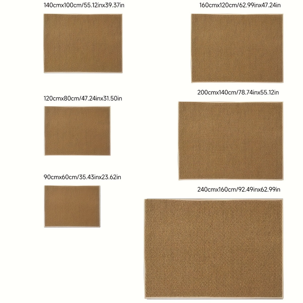 1 Extra-Large Outdoor Mat - Thick Artificial Turf & Coconut Coir Blend, Durable & Machine-Washable (100% Polyester). Perfect for Patios, Camping, Gardens, Poolside. Natural Summer Aesthetic for Sunny Patio Decor.
