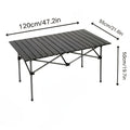 Portable Folding Patio Table Includes Storage Bag. Lightweight And Foldable Patio Table Outdoor Table Sturdy Construction Suitable for Patios Gardens Terraces Picnics Barbecues Beaches Parties Compact And Durable Design Suitable for Various Occasions
