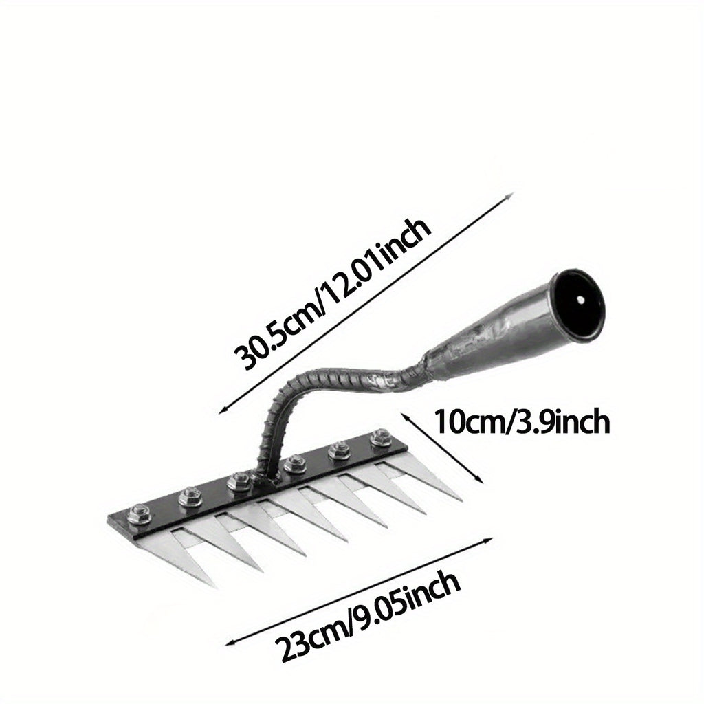 Garden seven-tooth design, easy soil loosening and weeding, comfortable grip, time-saving and labor-saving, it is your right-hand helper for gardening, tools, and vegetable gardens!
